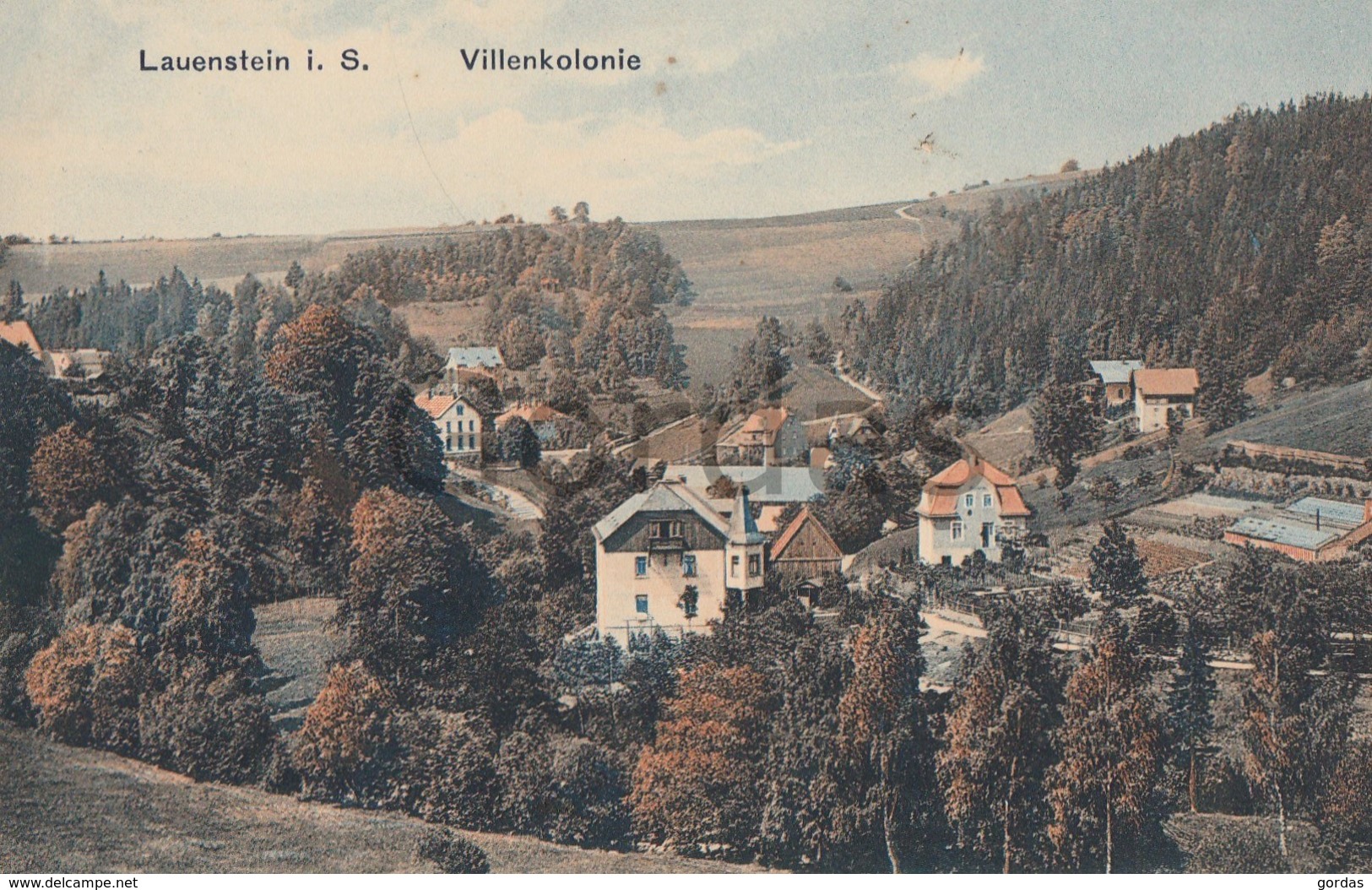 Germany - Lauenstein In Sachs. Erzgebirge - Villenkolonie - Lauenstein