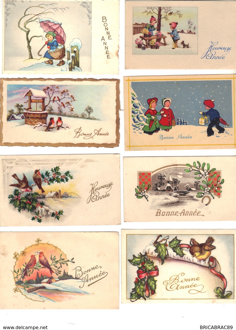 Lot De 22  Mignonettes  "Bonne Année"  Ou "Heureuse Année" 20.- " Heureux Noël " + Un Petit Père Noël - 2 - Neujahr