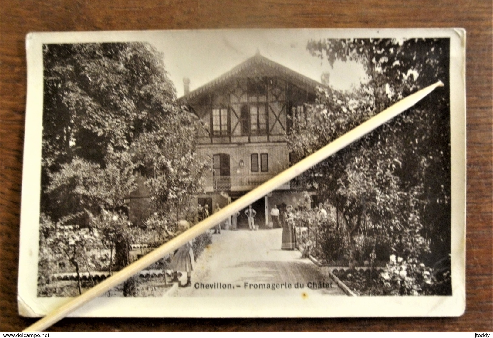 Oude Fotopostkaart 1909   Fromagerie Du Chalet  CHEVILLON  Frankrijk - Auxerre