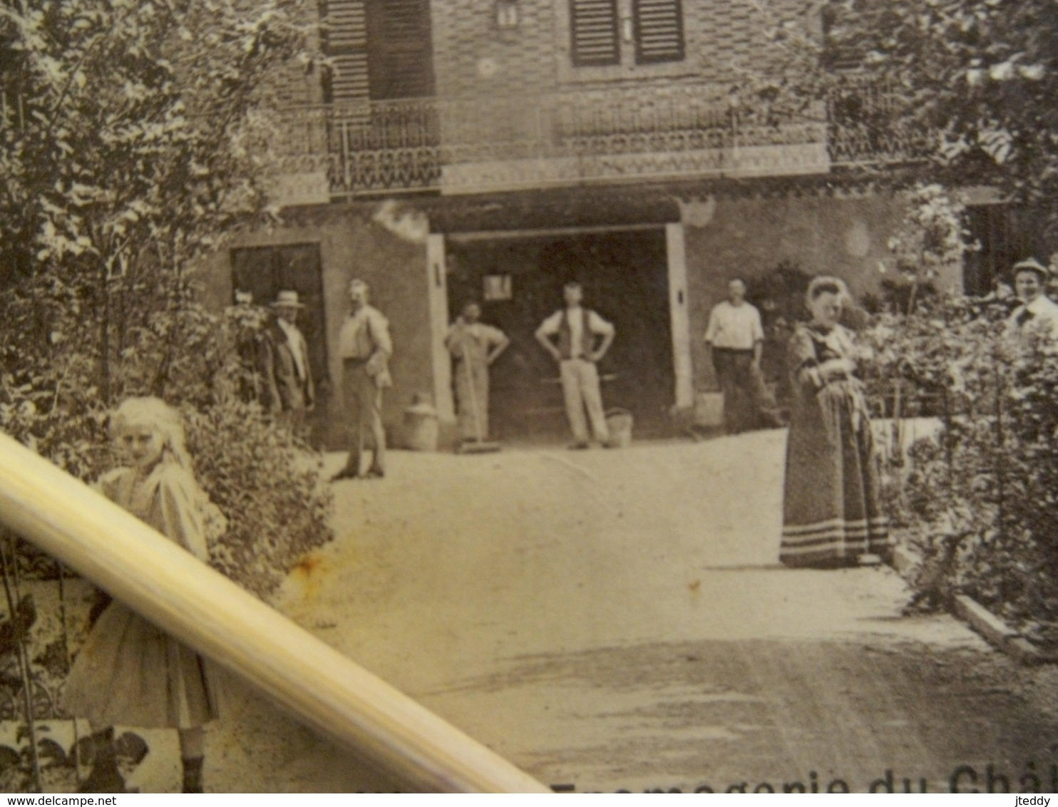 Oude Fotopostkaart 1909   Fromagerie Du Chalet  CHEVILLON  Frankrijk - Auxerre