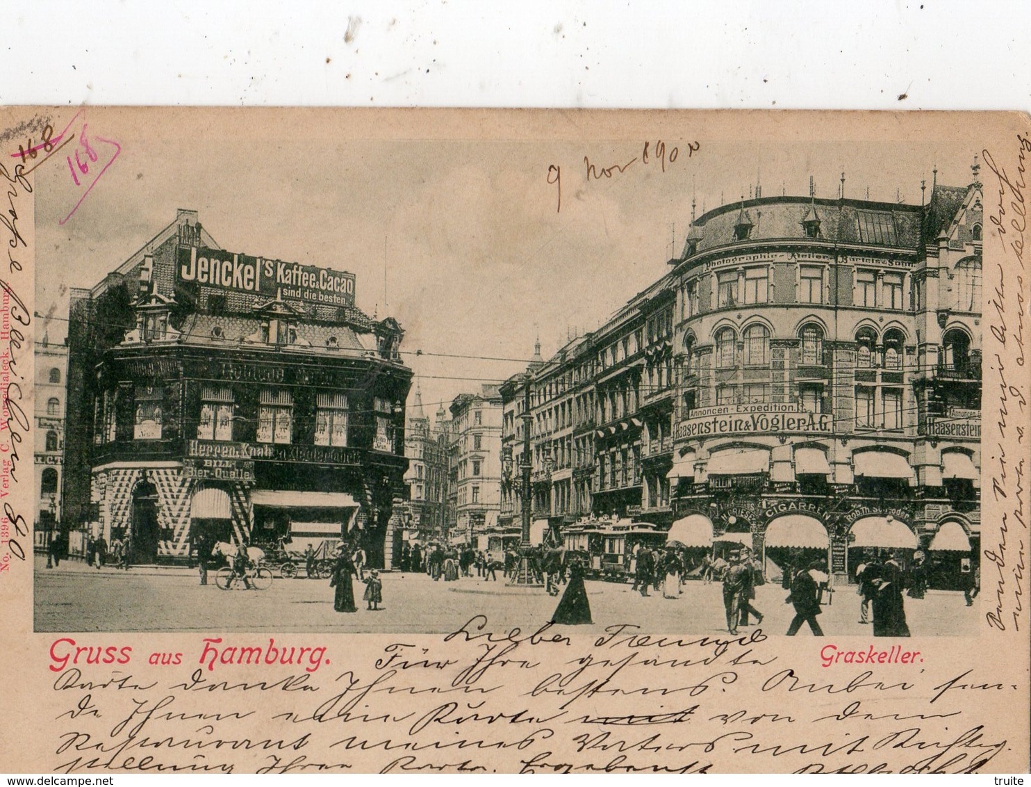 GRUSS AUS HAMBURG (HAMBOURG)  GRASKELLER (CARTE PRECURSEUR ) - Autres & Non Classés