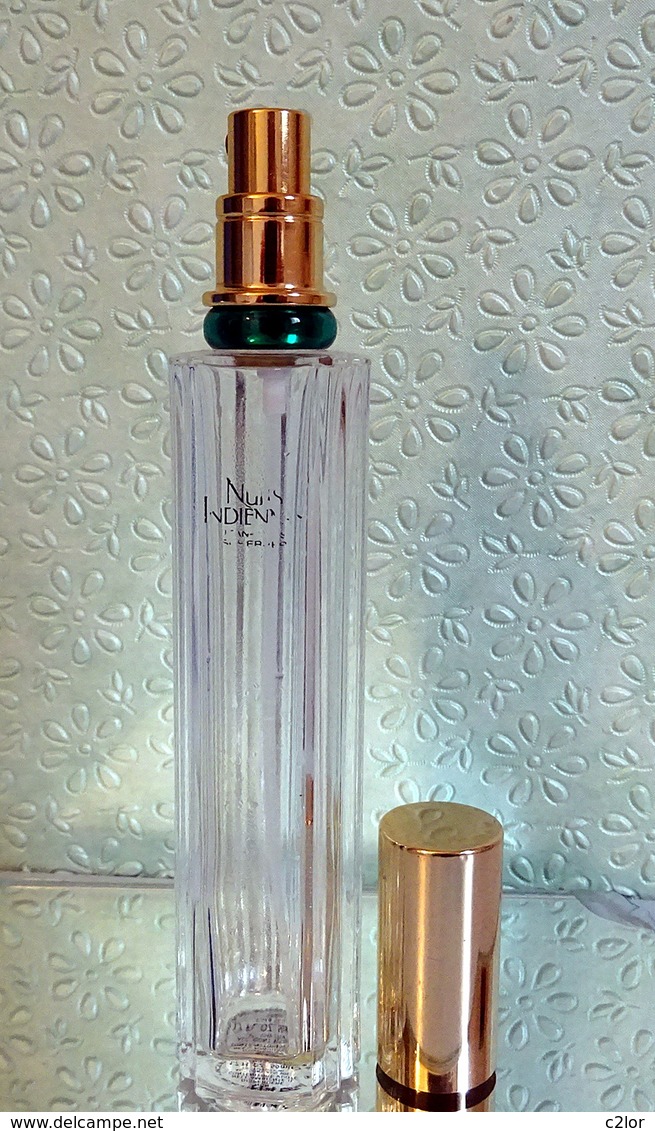 Flacon Vaporisateur "NUITS INDIENNES " De  Jean-Louis SHERRER  EDT  50 Ml VIDE/EMPTY Pour Collection Ou Décoration - Flacons (vides)