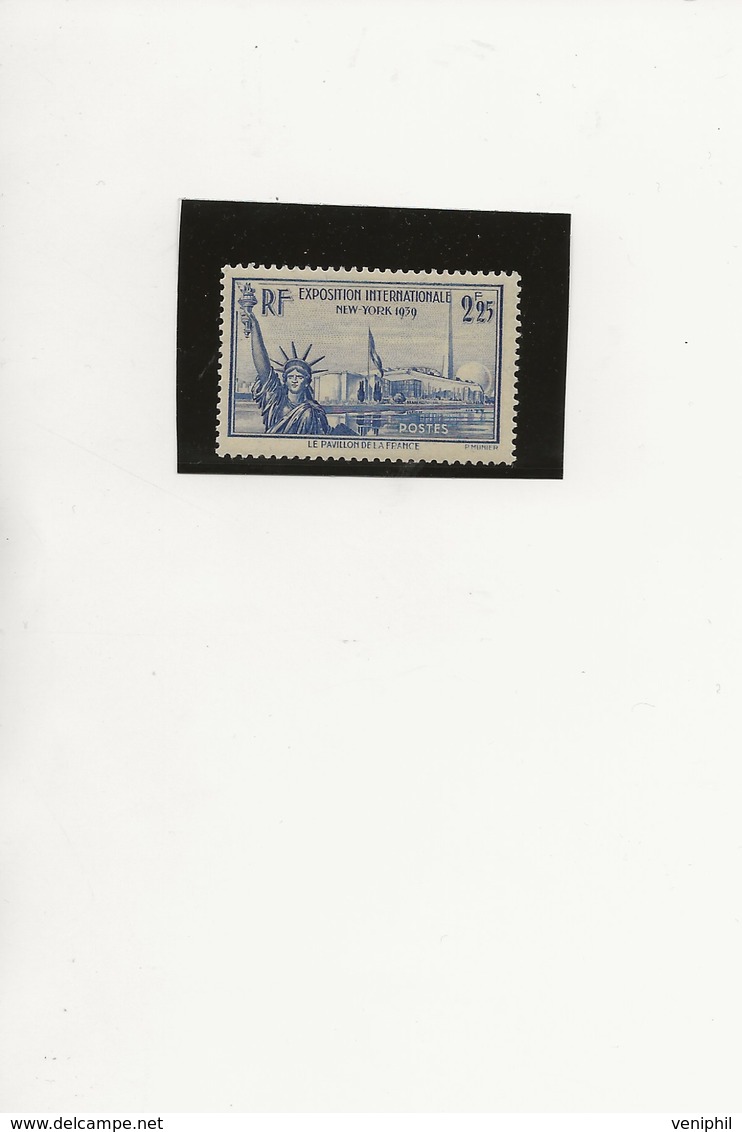 TIMBRE N° 426 NEUF SANS CHARNIERE -ANNEE 1939  - COTE : 20 € - Unused Stamps