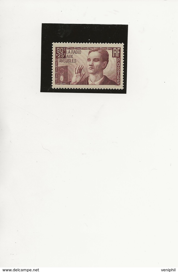 TIMBRE N° 418 NEUF SANS CHARNIERE -ANNEE 1938 - COTE : 20 € - Neufs