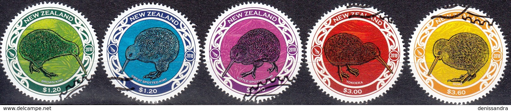 New Zealand 2018 Oiseau Kiwi O Cachet Rond - Gebraucht