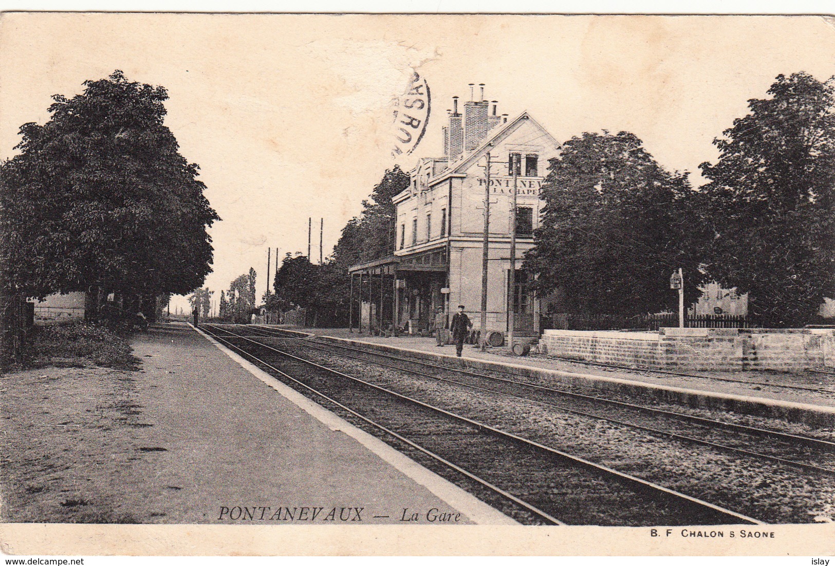 71 - PONTANEVAUX - La Gare - Autres & Non Classés