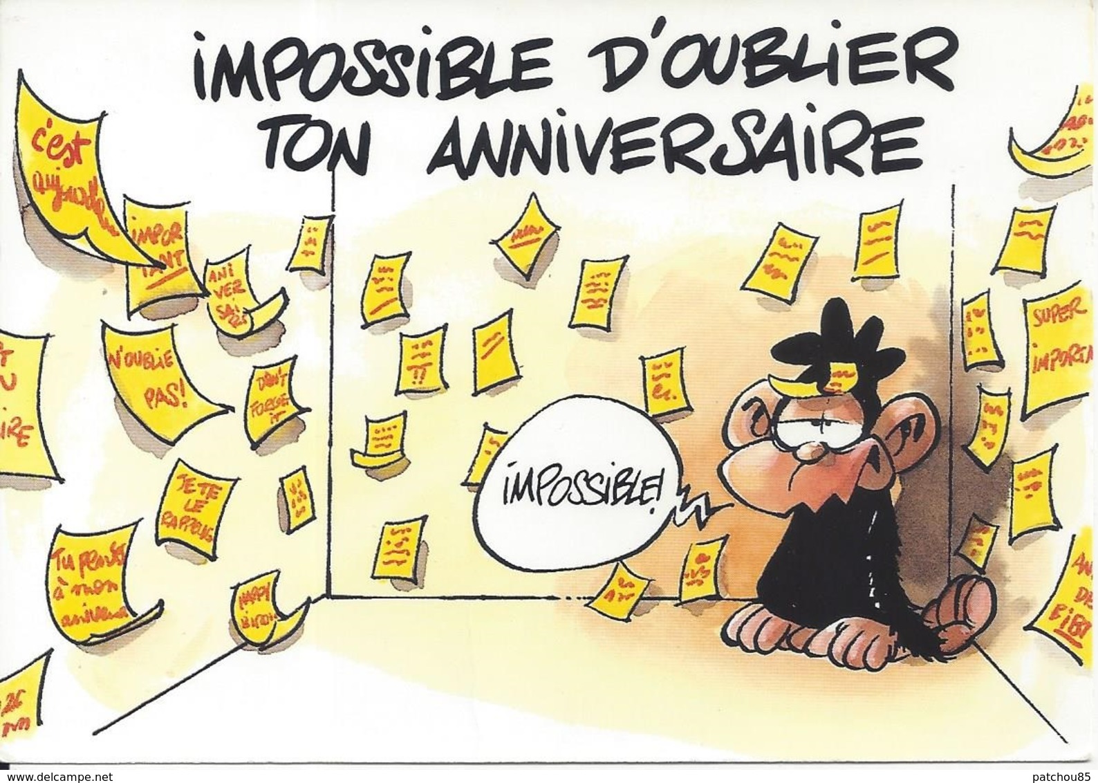 CPM Impossible D’Oublier Ton Anniversaire  Illustration JeanFaivre Et Sulpice - Faivre