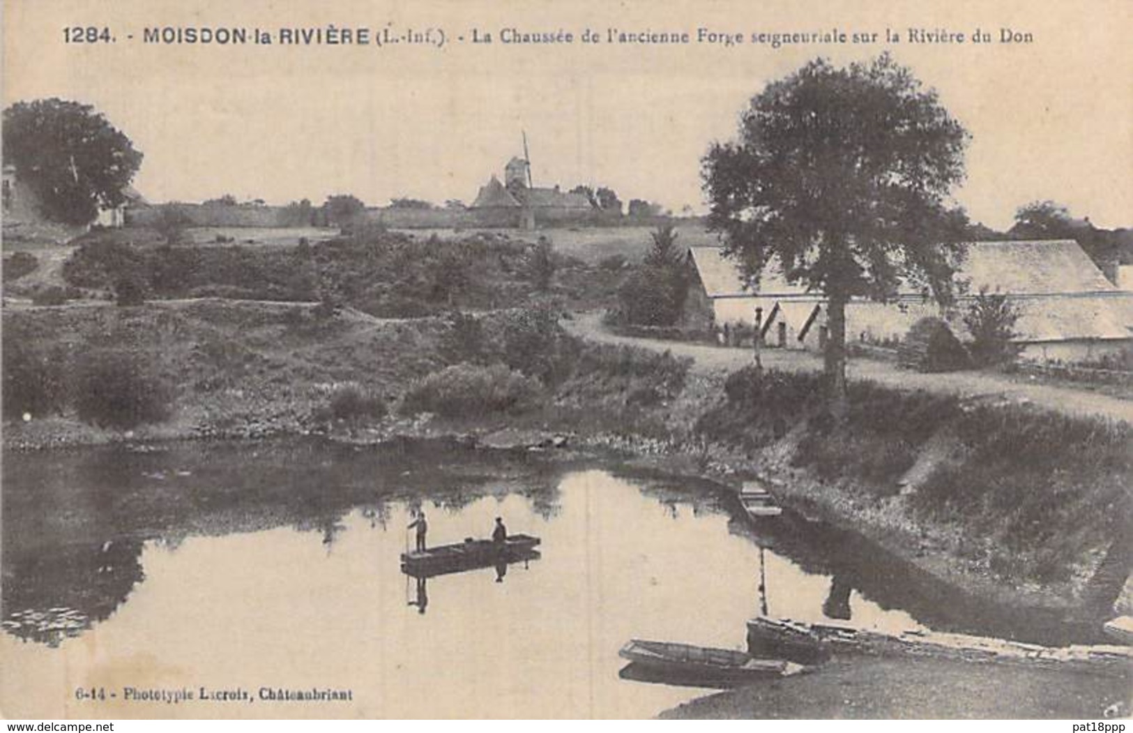 44 - MOISDON LA RIVIERE : La Chaussée De L'Ancienne Forge Signeiriale Sur La Rivière Du Don - CPA - Loire Atlantique - Moisdon La Riviere