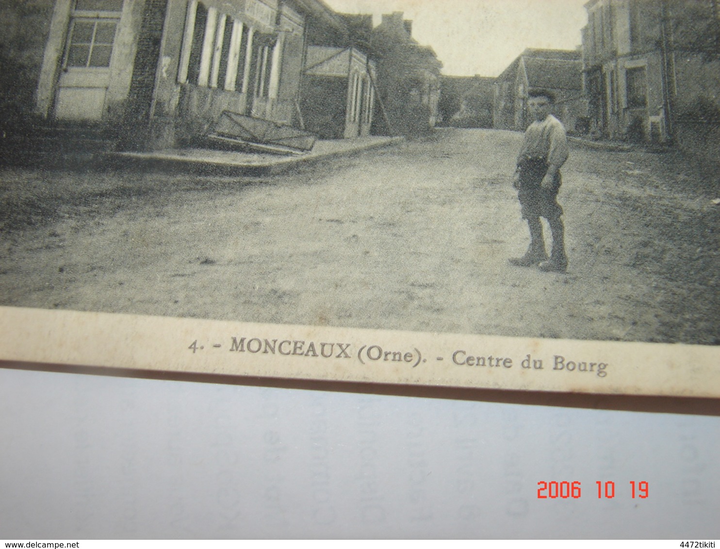 C.P.A.- Monceaux (61) - Centre Bourg - Boulangerie Ripaux - 1914 - SUP (BI 33) - Autres & Non Classés