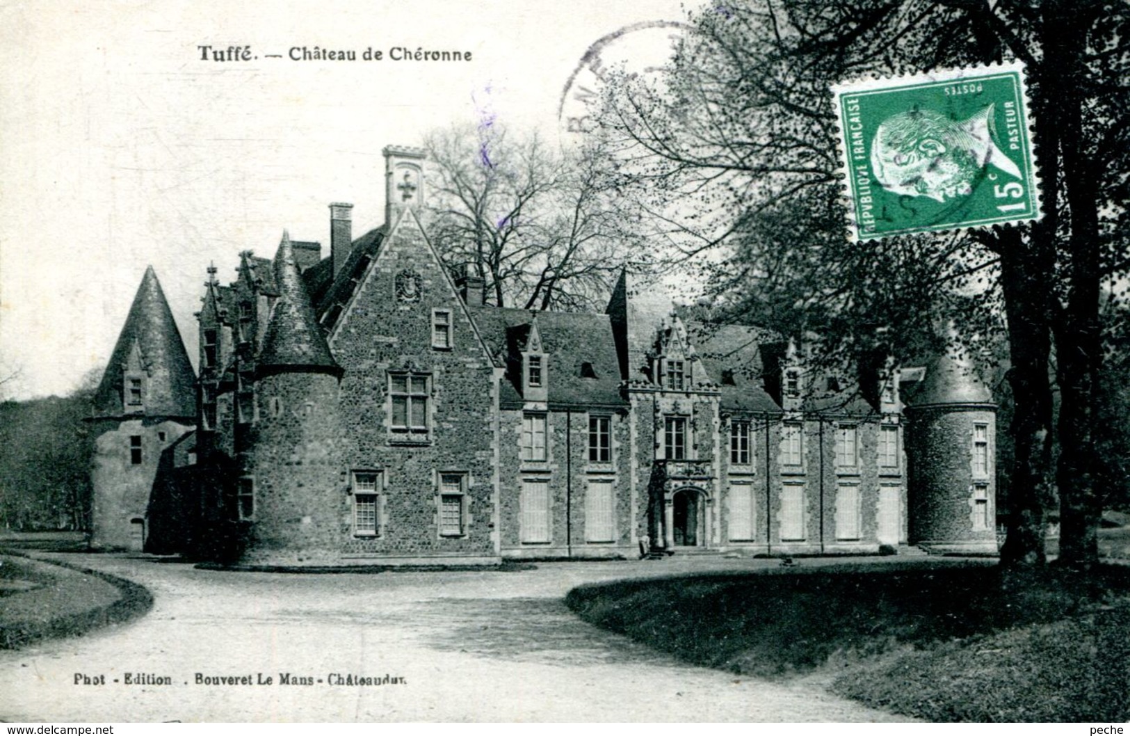 N°72726 -cpa Château De Chéronne- - Tuffe