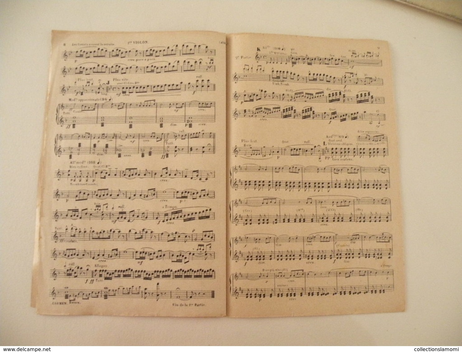 2ème Fantaisie Sur Carmen (Georges Bizet)-(Opéra Comique En 4 Actes) (Partition) - Opera