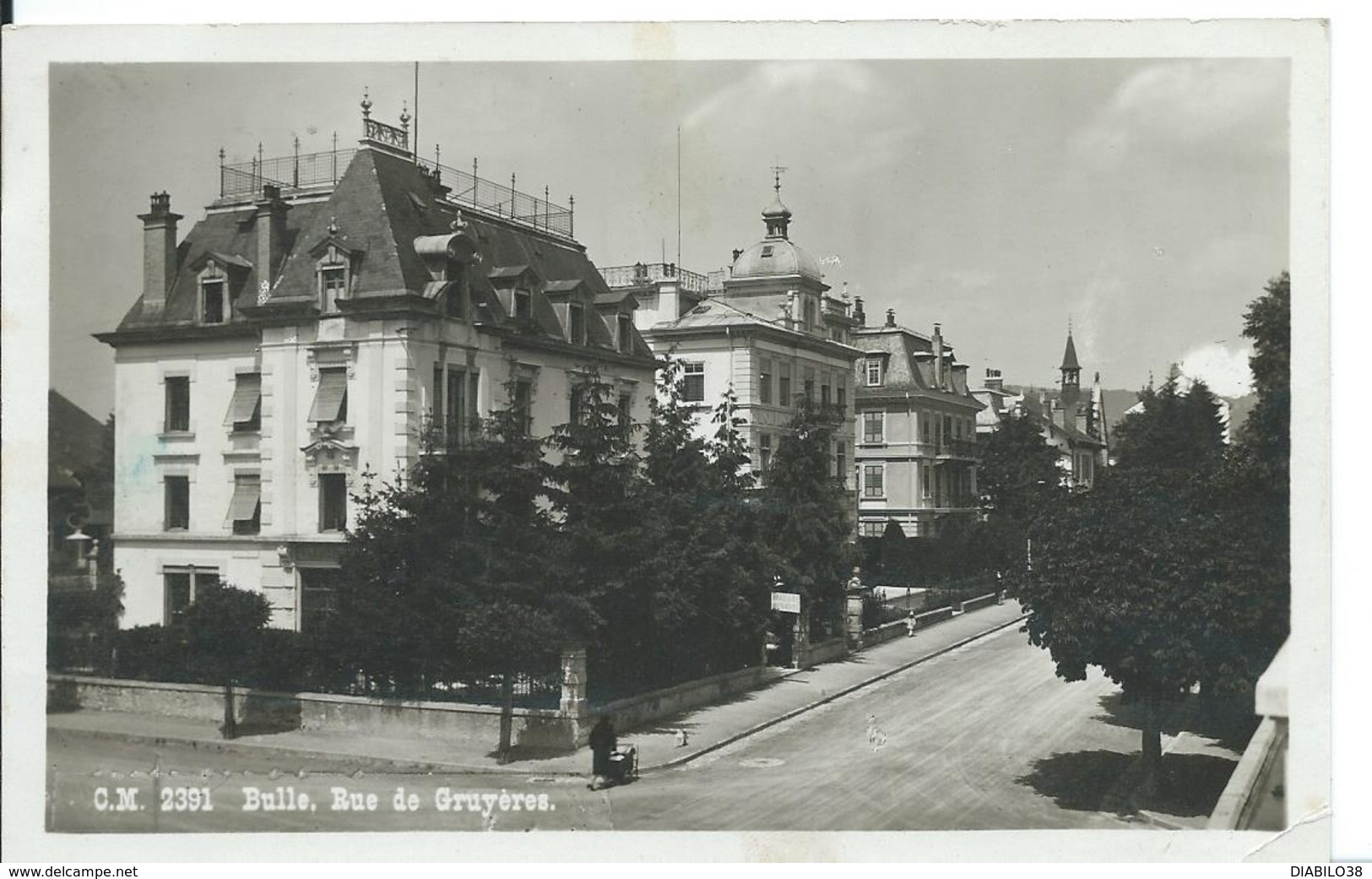 ///  BULLE    ( SUISSE  ) RUE DE GRUYÈRES - Bulle