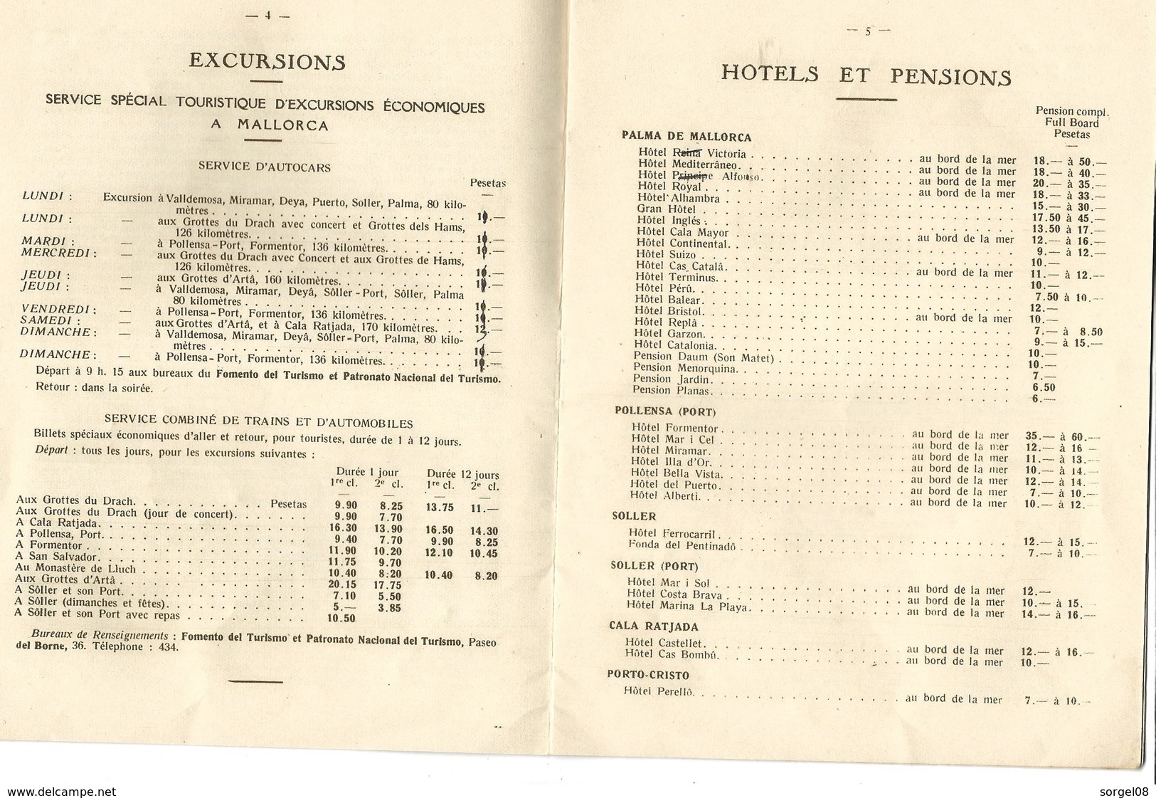 Fascicule Tourisme Espagne COMMENT SE RENDRE AUX BALEARES Vers 1925 - Dépliants Touristiques