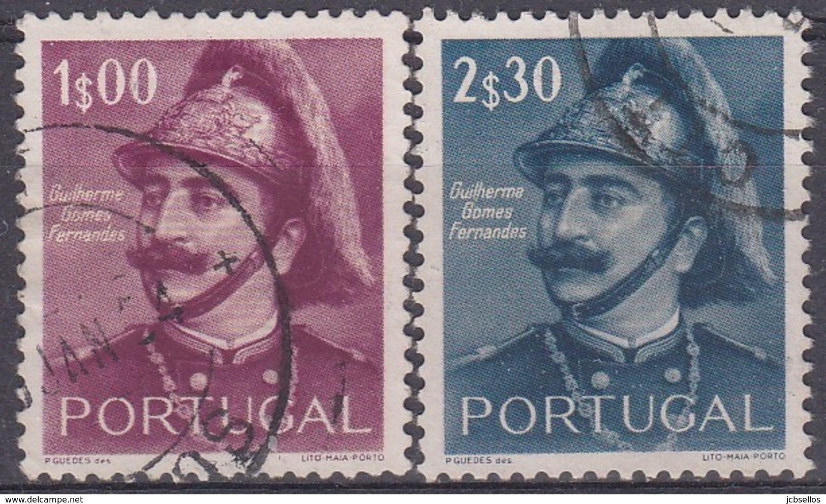 PORTUGAL 1953 Nº 791/792 USADO - Usado