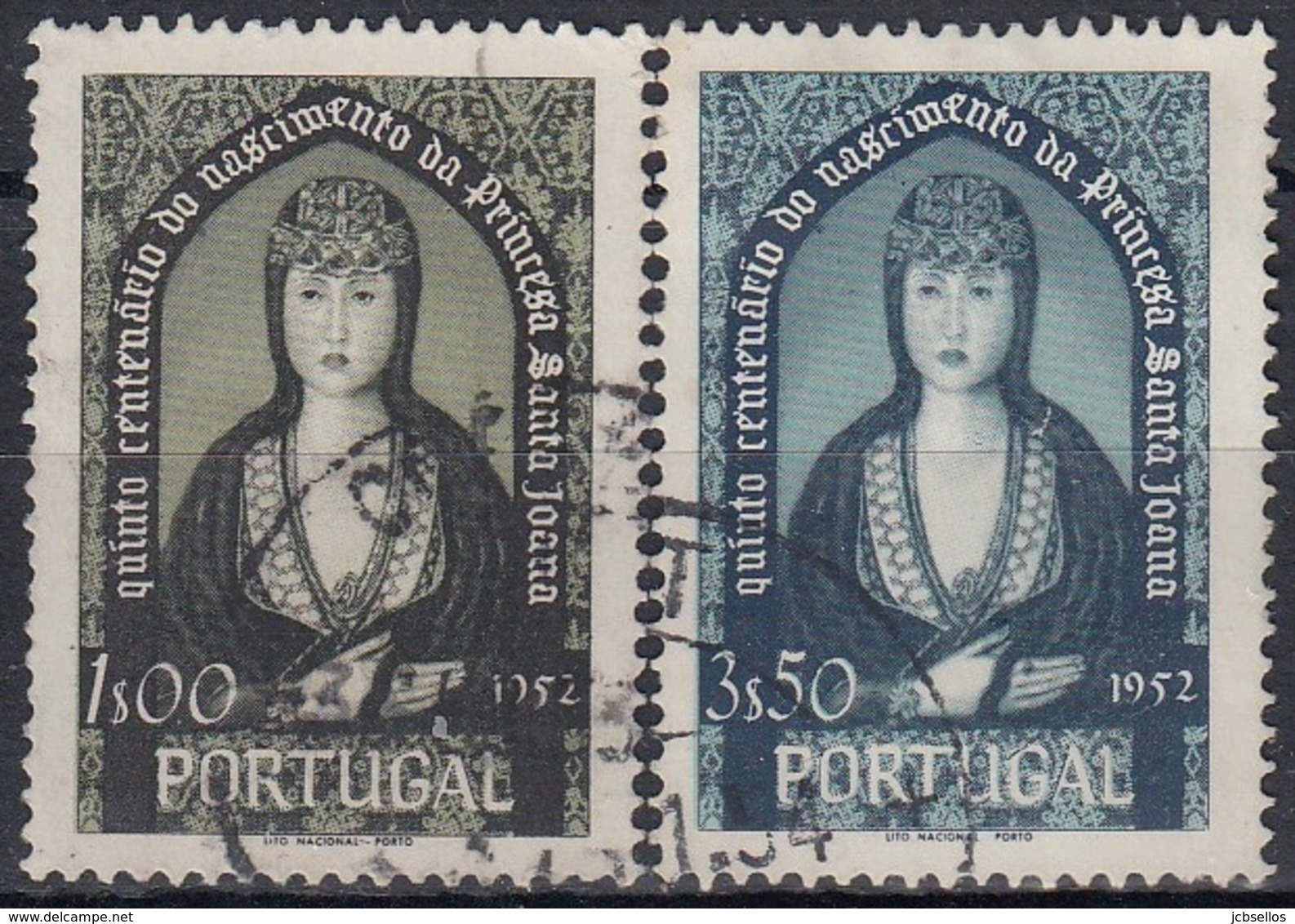 PORTUGAL 1953 Nº 795/796 USADO - Usado