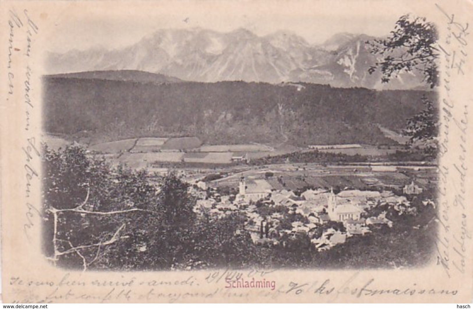 3736	115	Schladming, (gestempelt 1900) (sehr Kleines Falten Im Ecken) - Ramsau Am Dachstein