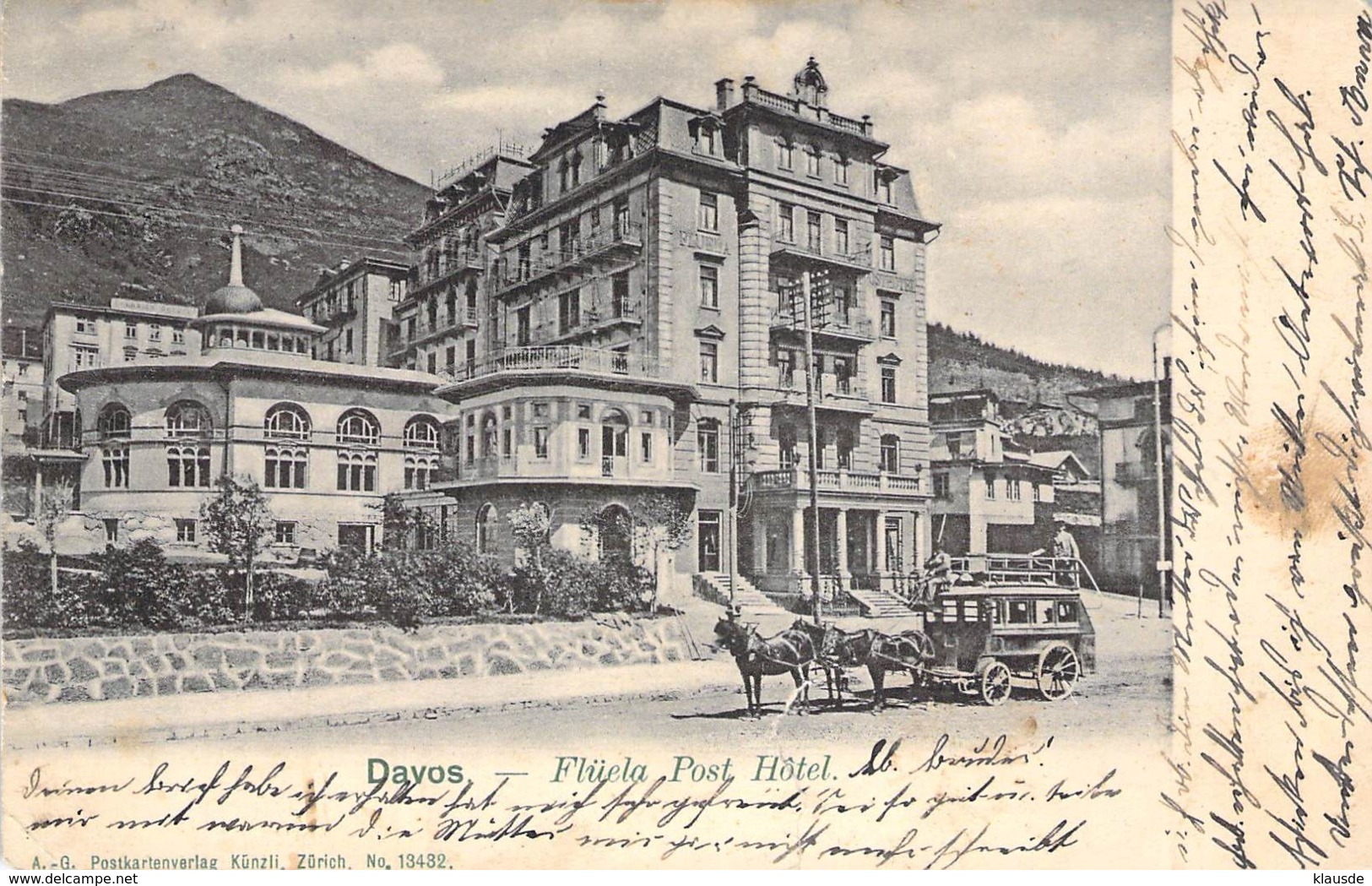 Davos Flüela Post Hotel 1904 AKS - Davos