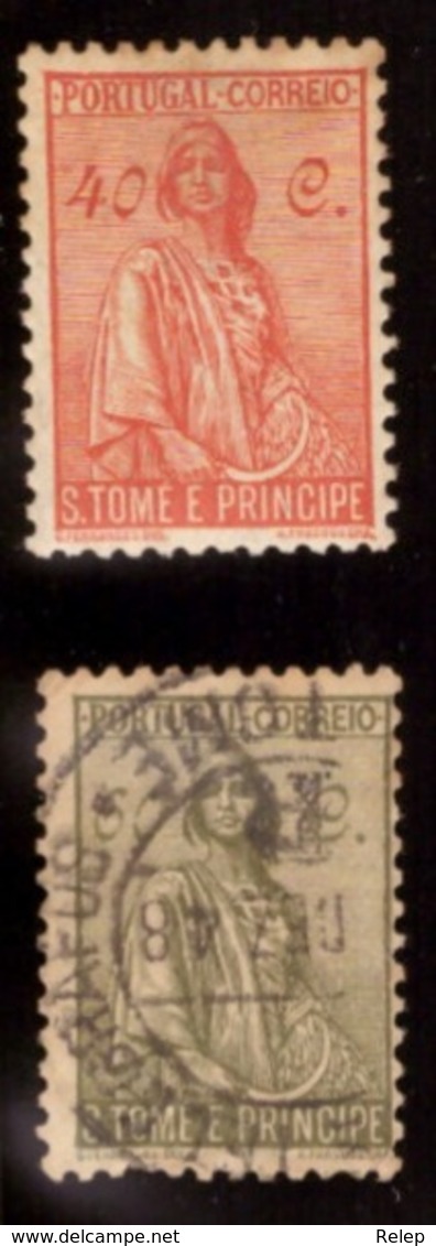 São Tomé E Principe 1933-34  " Ceres " 40/60 Cts Neuf - St. Thomas & Prince