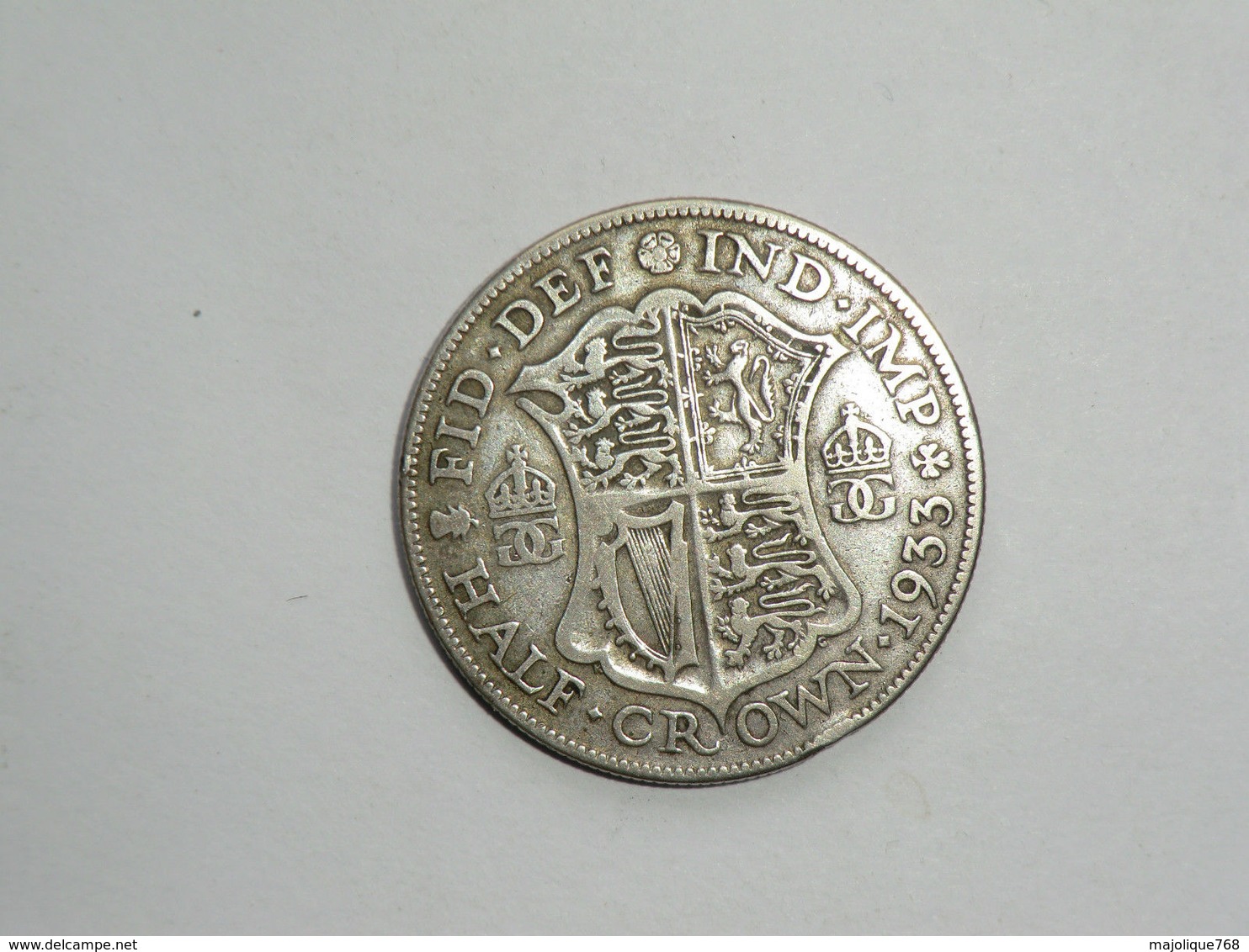 Monnaie Du Royaume-unis - Half Crown 1933 George V En Argent - K. 1/2 Crown