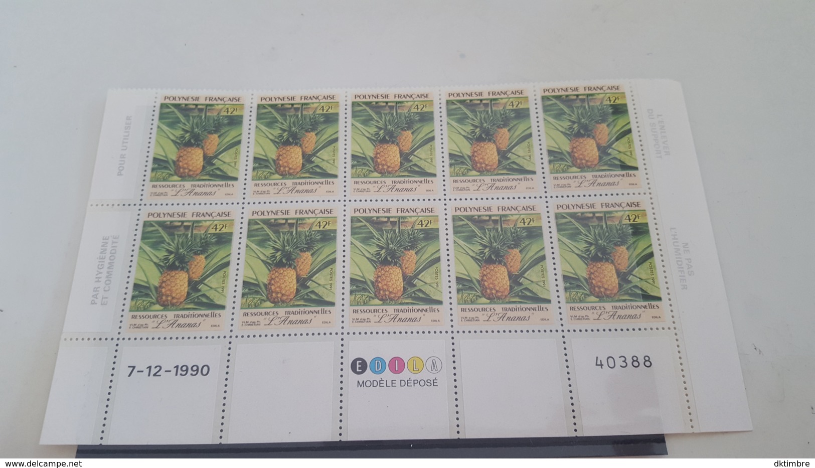 LOT 453338 TIMBRE DE COLONIE POLYNESIE NEUF** BLOC - Collections, Lots & Series