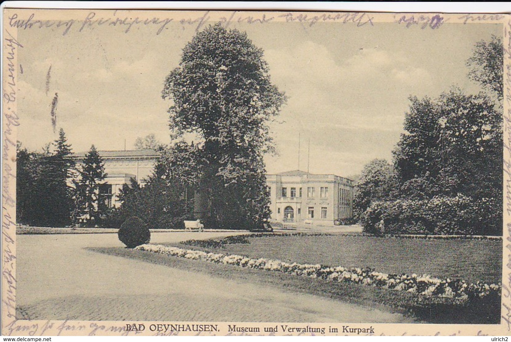 AK Bad Oeynhausen - Museum Und Verwaltung Im Kurpark - 1926 (41045) - Bad Oeynhausen