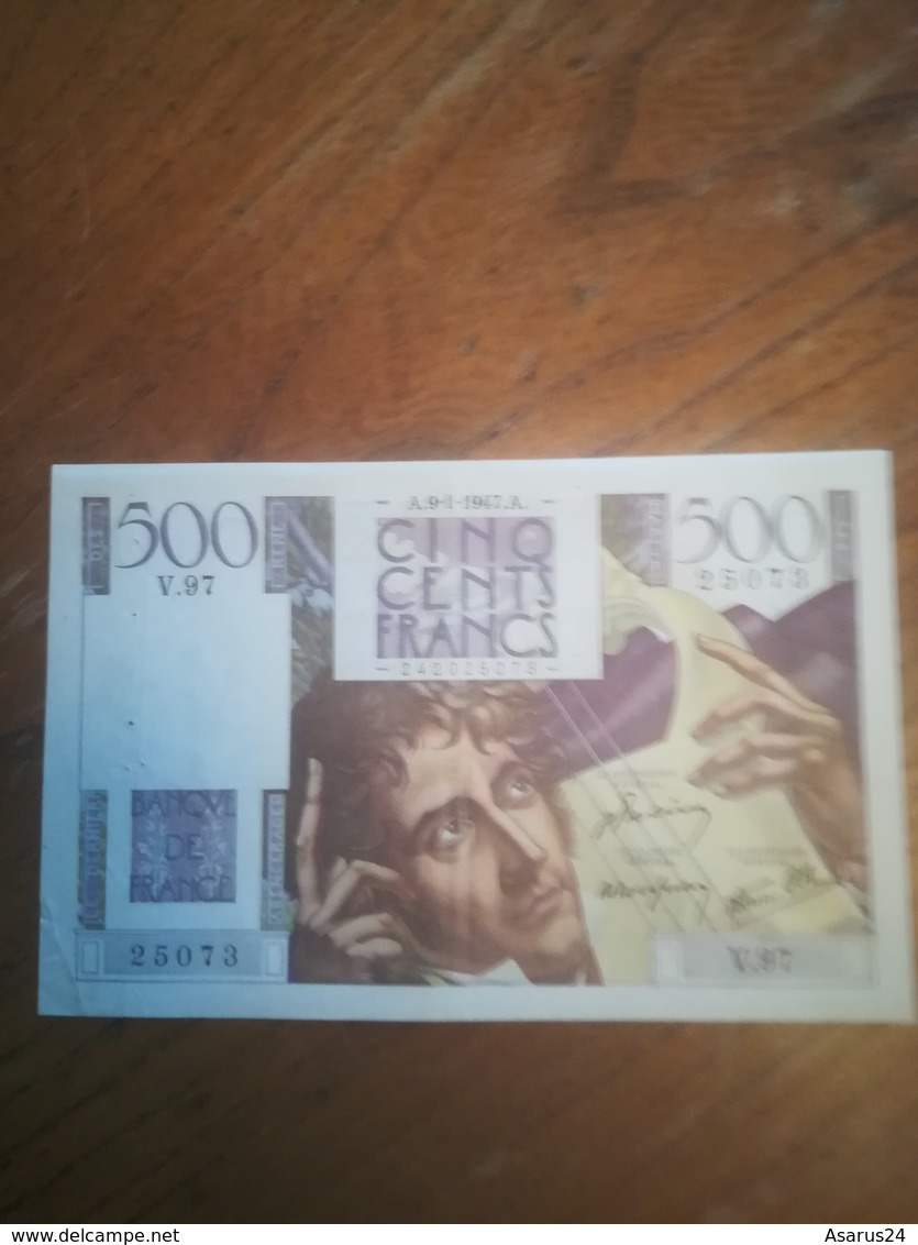 Billet 500 Francs Chateaubriand A 9/1/1947 SPL - 500 F 1945-1953 ''Chateaubriand''