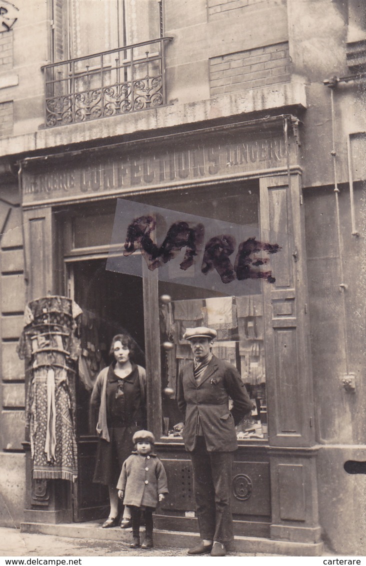 CARTE PHOTO,12,AVEYRON,RODEZ,EN 1912,METIER,RUE MARIE,COMMERCE,FAMILLE D'EPOQUE,RARE - Rodez