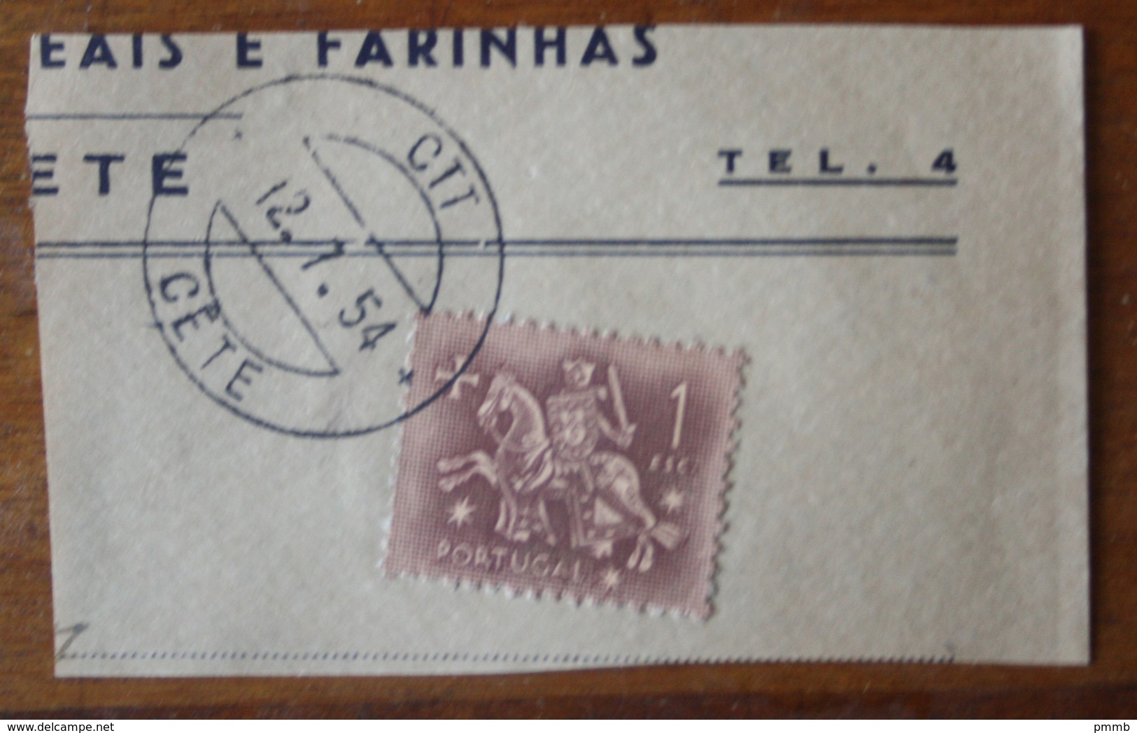 Marcofilia – Cête – 12.7.1954 – Cavalinho - Marcofilia