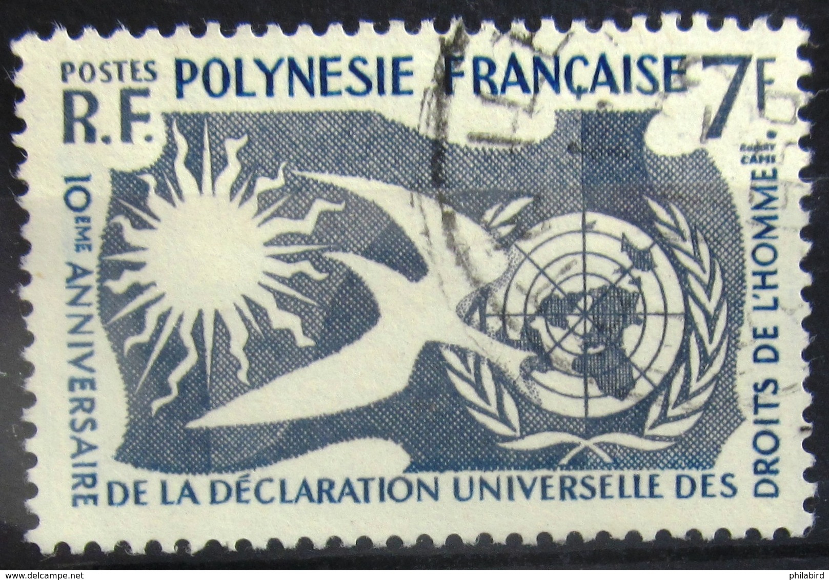 Polynésie Française                   N° 12                          OBLITERE - Oblitérés