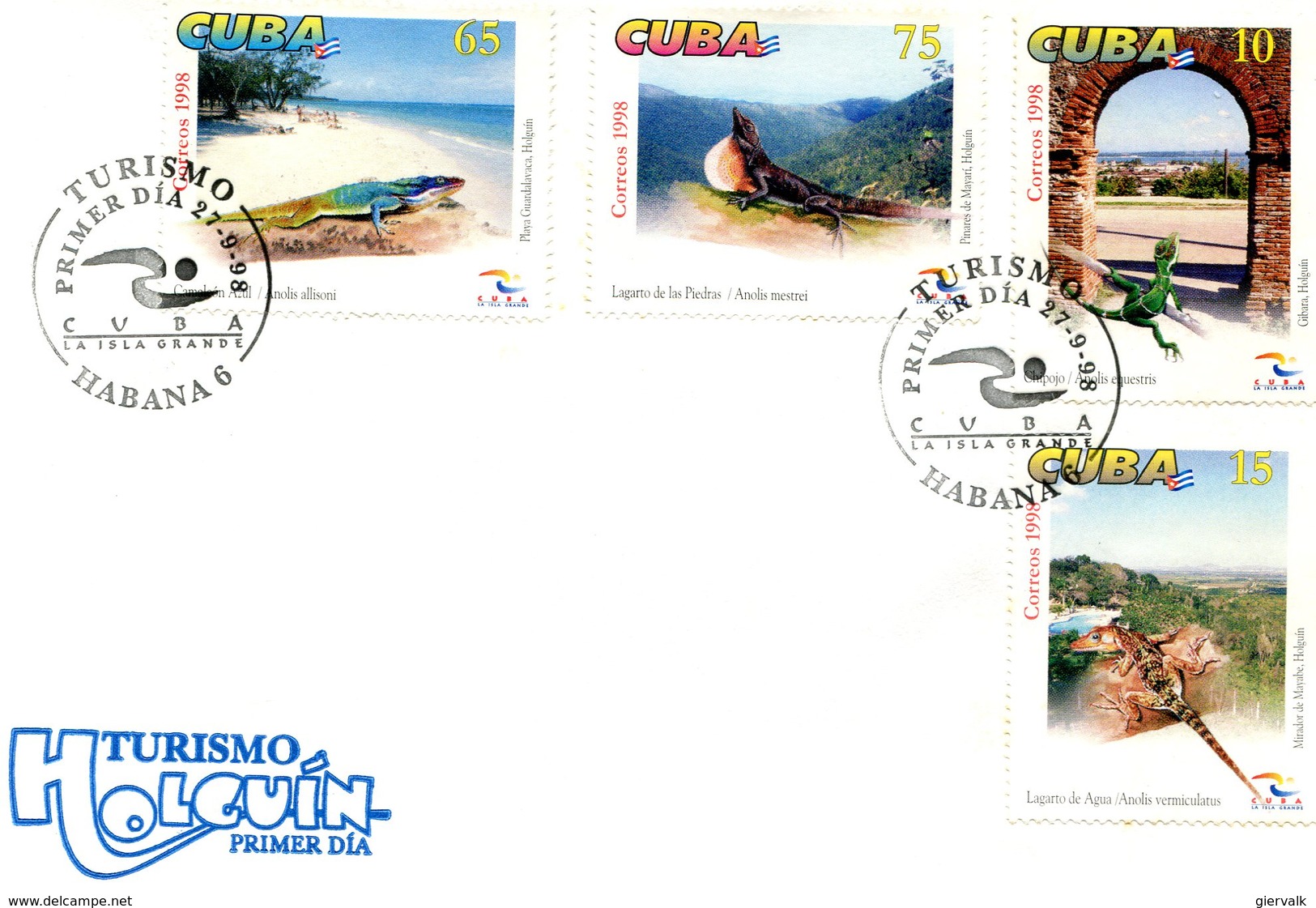 CUBA1998 FDC With LIZARDS.BARGAIN.!! - Andere & Zonder Classificatie