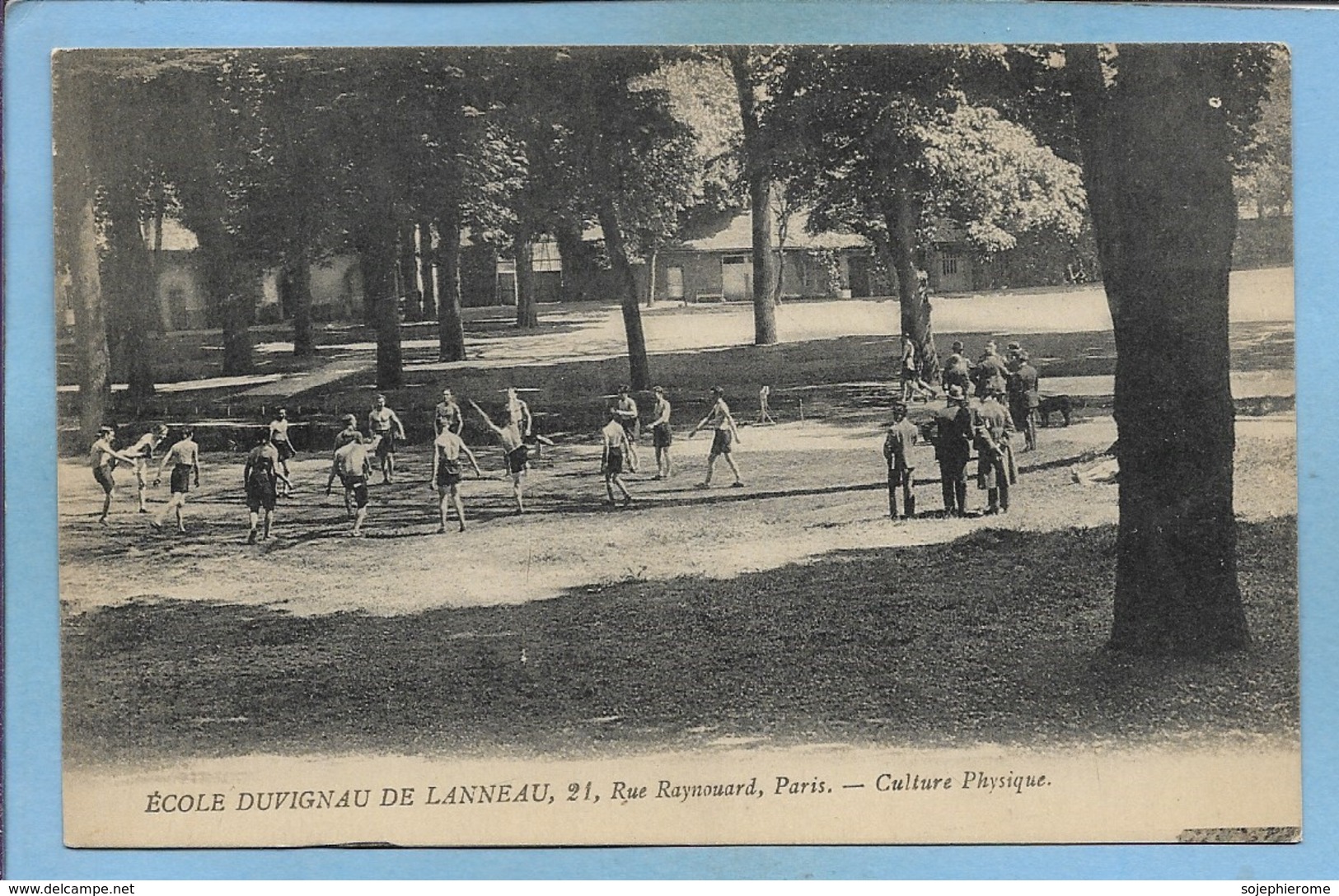 Paris 16e 21 Rue Raynouard Ecole Duvignau De Lanneau - Culture Physique 2 Scans (sport - Gymnastique ?) - Arrondissement: 16