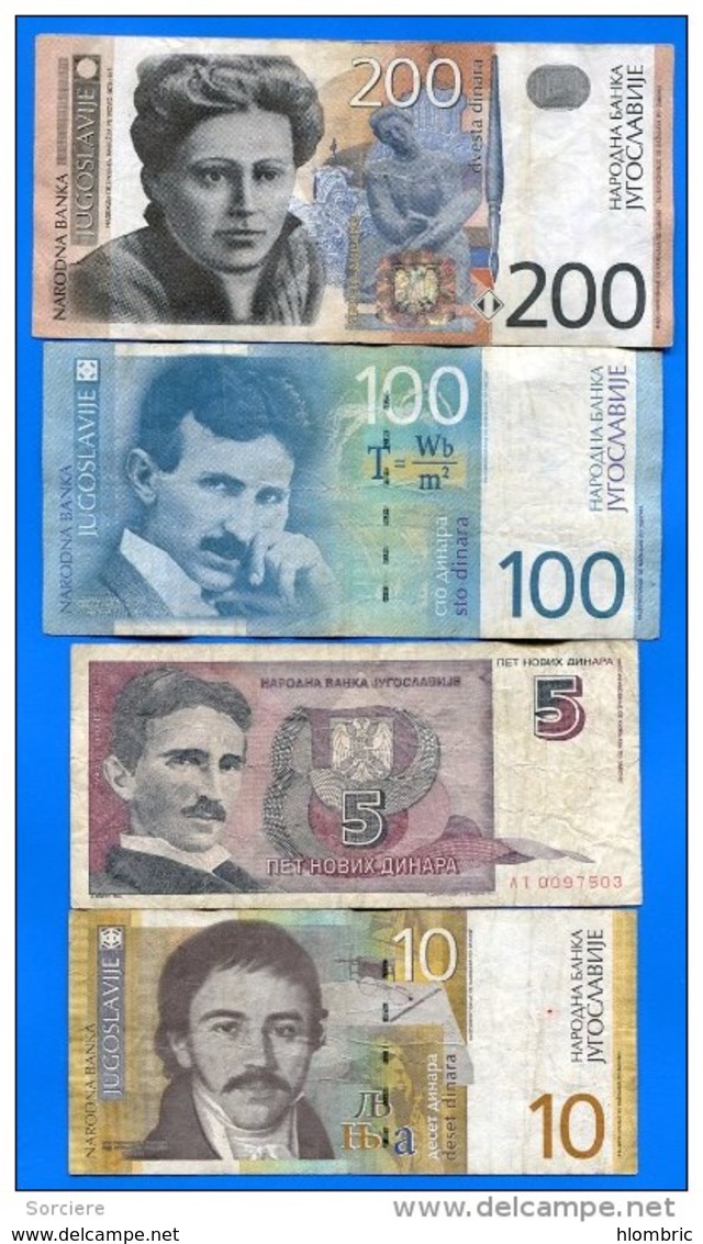 Yougoslavie  9  Billets - Yugoslavia