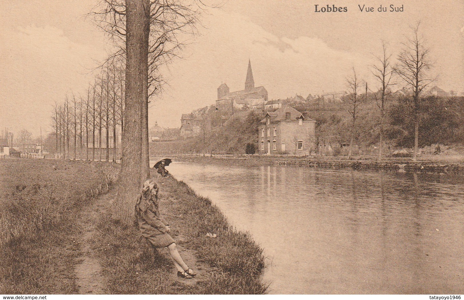 Lobbes  Vue Du Sud Animée   N'a Pas Circulé - Lobbes