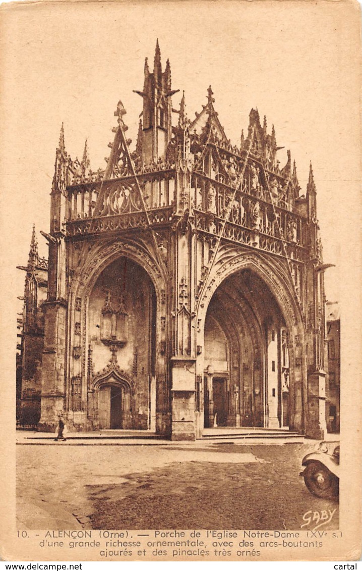 61 - ALENCON - Porche De L'Eglise Notre-Dame - Alencon