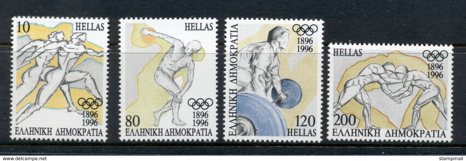 Greece 1996 Modern Olympic Games Centenary MUH - Unused Stamps