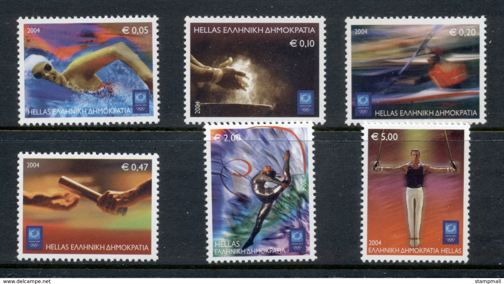 Greece 2004 Olympic Sports MUH - Unused Stamps