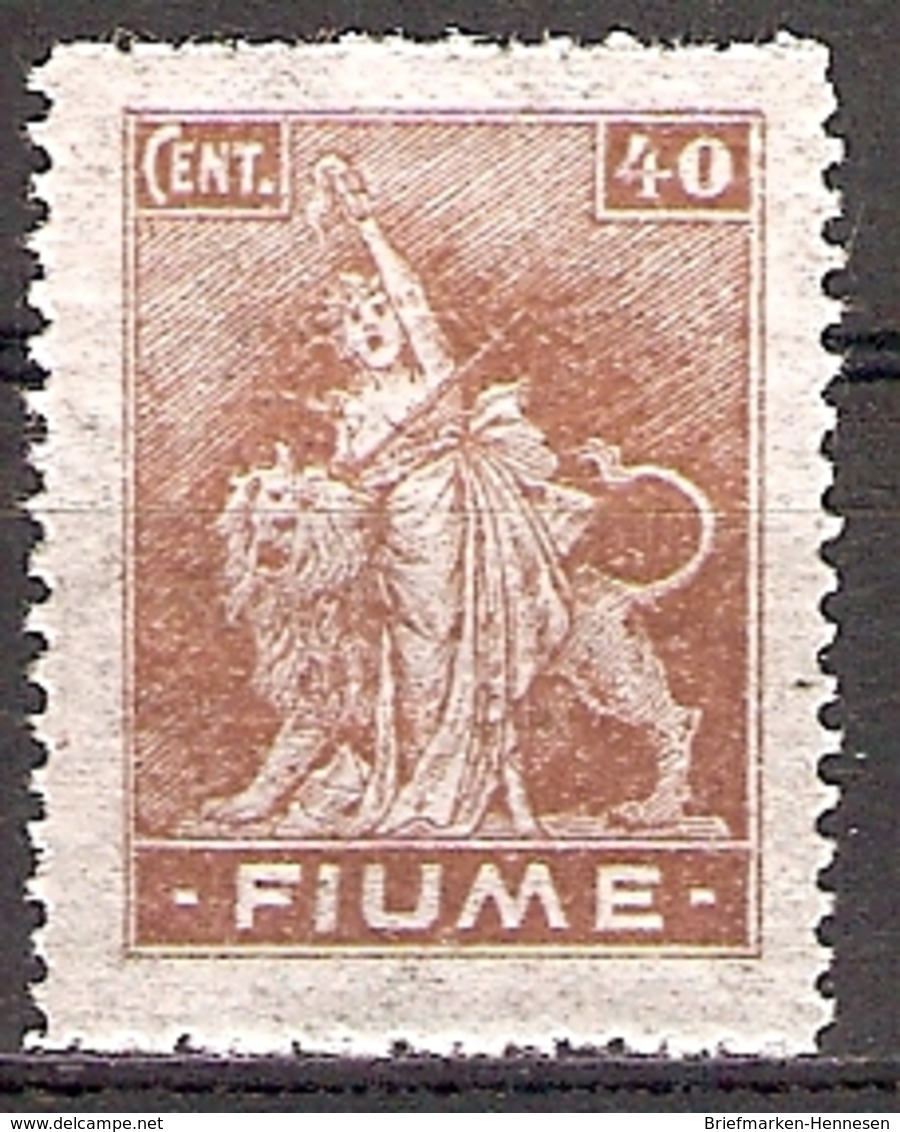 Fiume Mi.Nr. 40 ** Garibaldidenkmal In Mailand (2017198) - Fiume