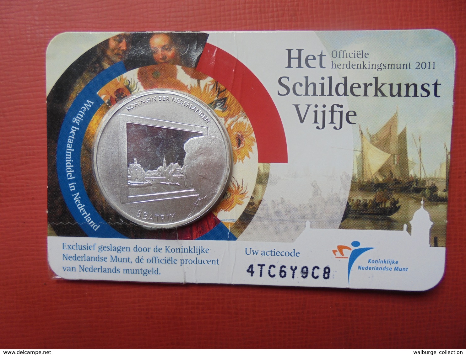 PAYS-BAS 5 EURO 2011 - Pays-Bas