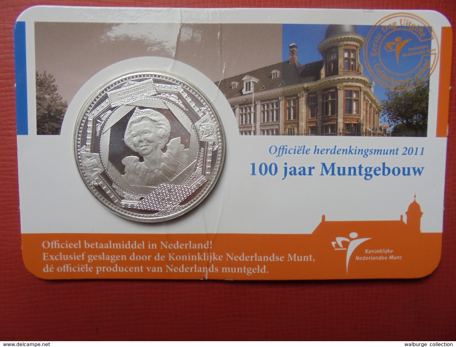 PAYS-BAS 5 EURO 2011 - Pays-Bas