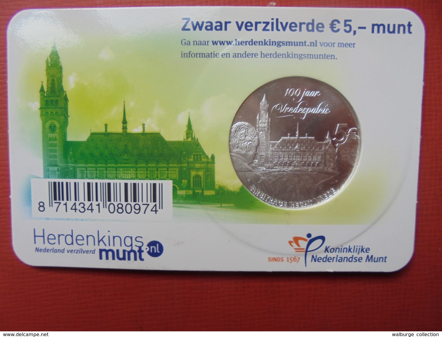 PAYS-BAS 5 EURO 2013 - Pays-Bas