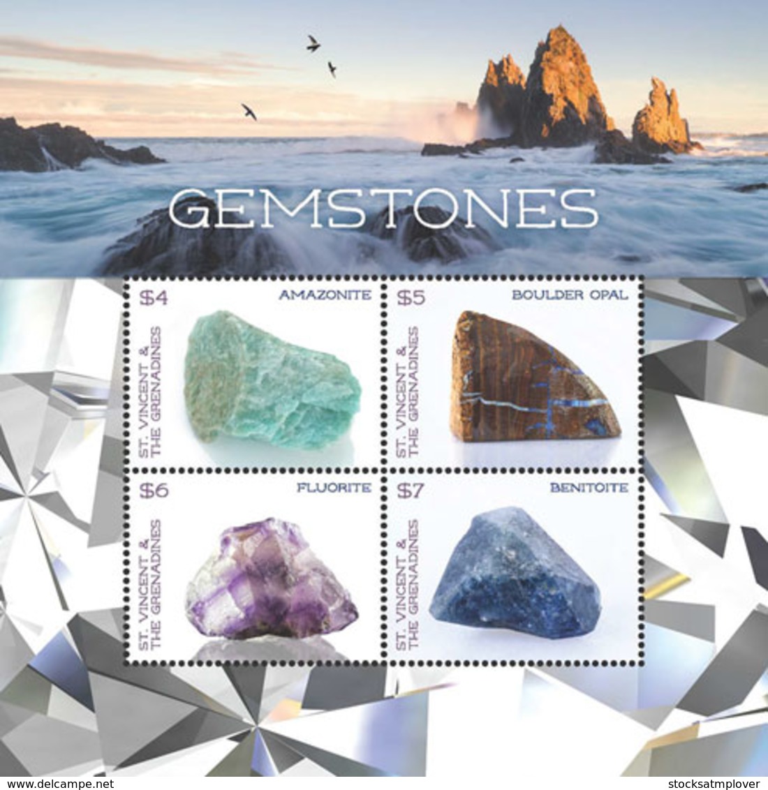 St. Vincent 2018  Gemstones  I201901 - St.Vincent & Grenadines