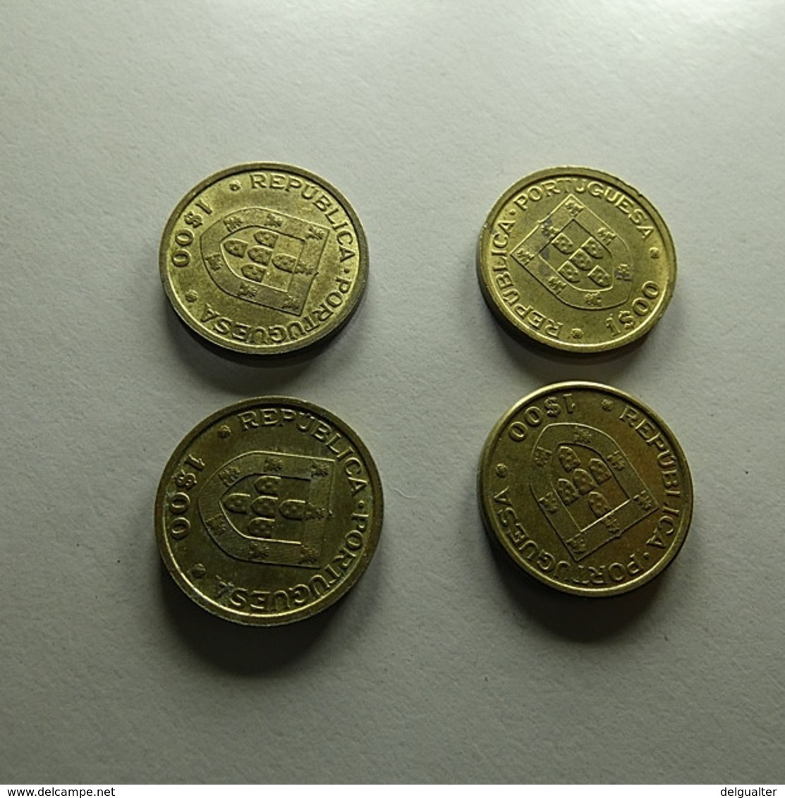 Portugal 4 Coins 1 Escudo 1982 Mundial Hóquei Patins - Lots & Kiloware - Coins