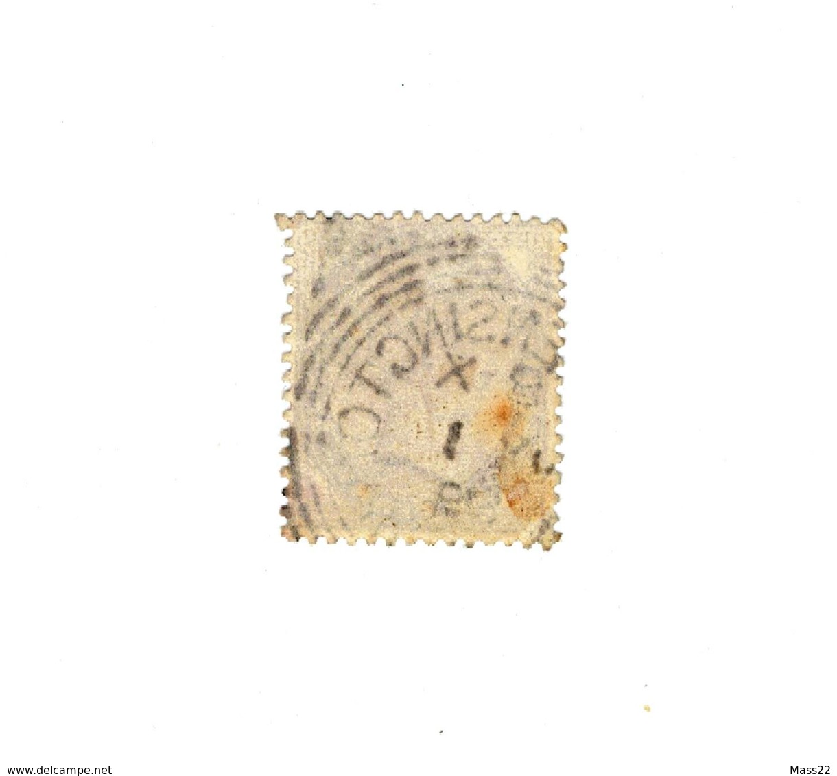 One Penny Victoria Lilac - Postage And Inland Revenue, Without WM - Gebraucht