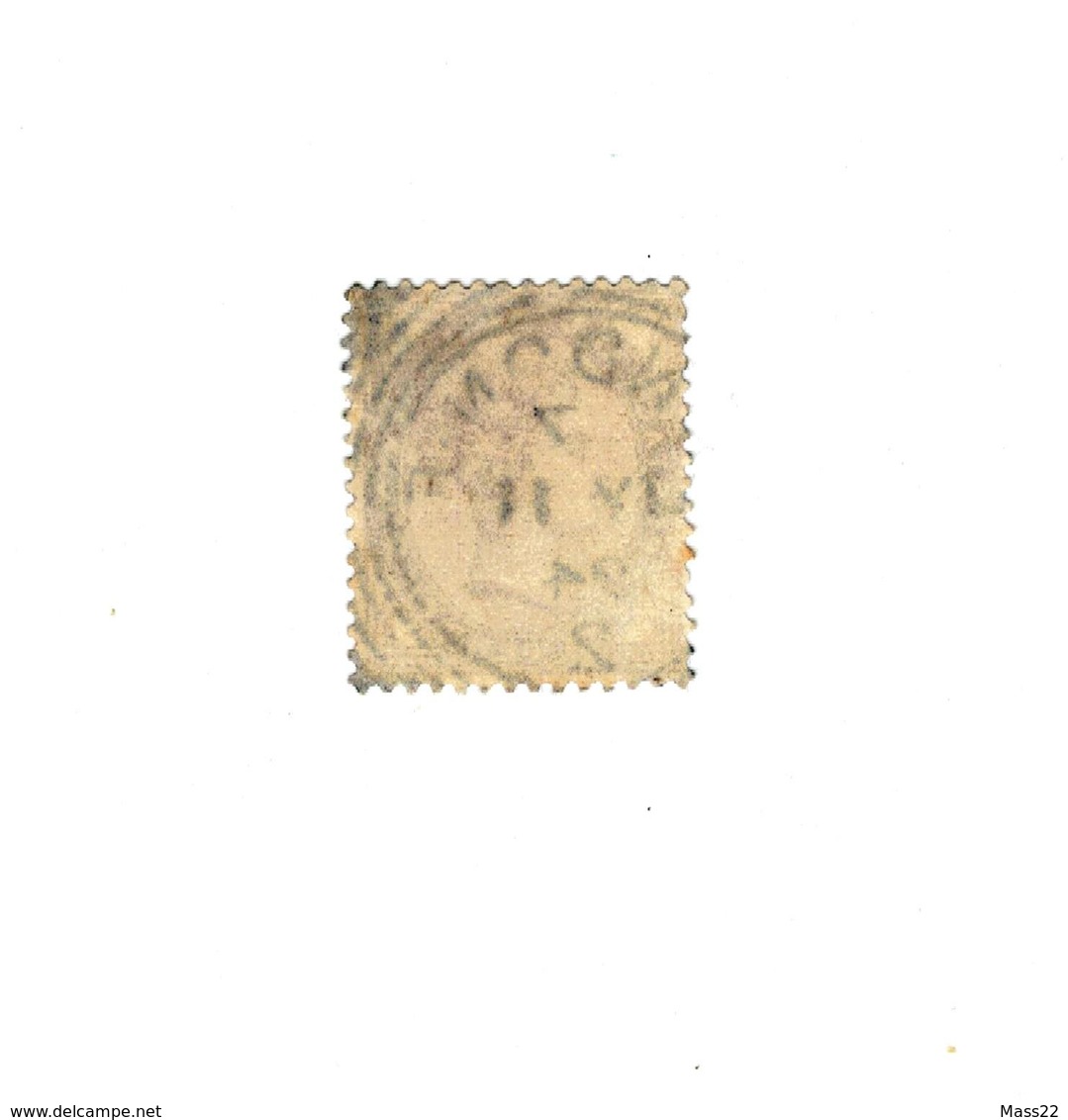 One Penny Victoria Lilac - Postage And Inland Revenue, Without WM - Gebruikt