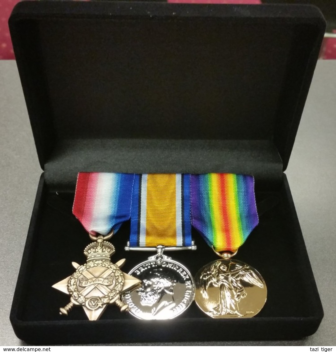 World War One Replica Medals • 1914-15 Star, British War Medal And Victory Medal - Autres & Non Classés