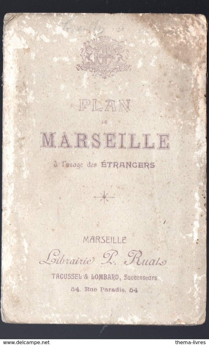 Marseille (12 Bouches Du Rhône)  Plan à Usage Des étrangers - Cartes Routières