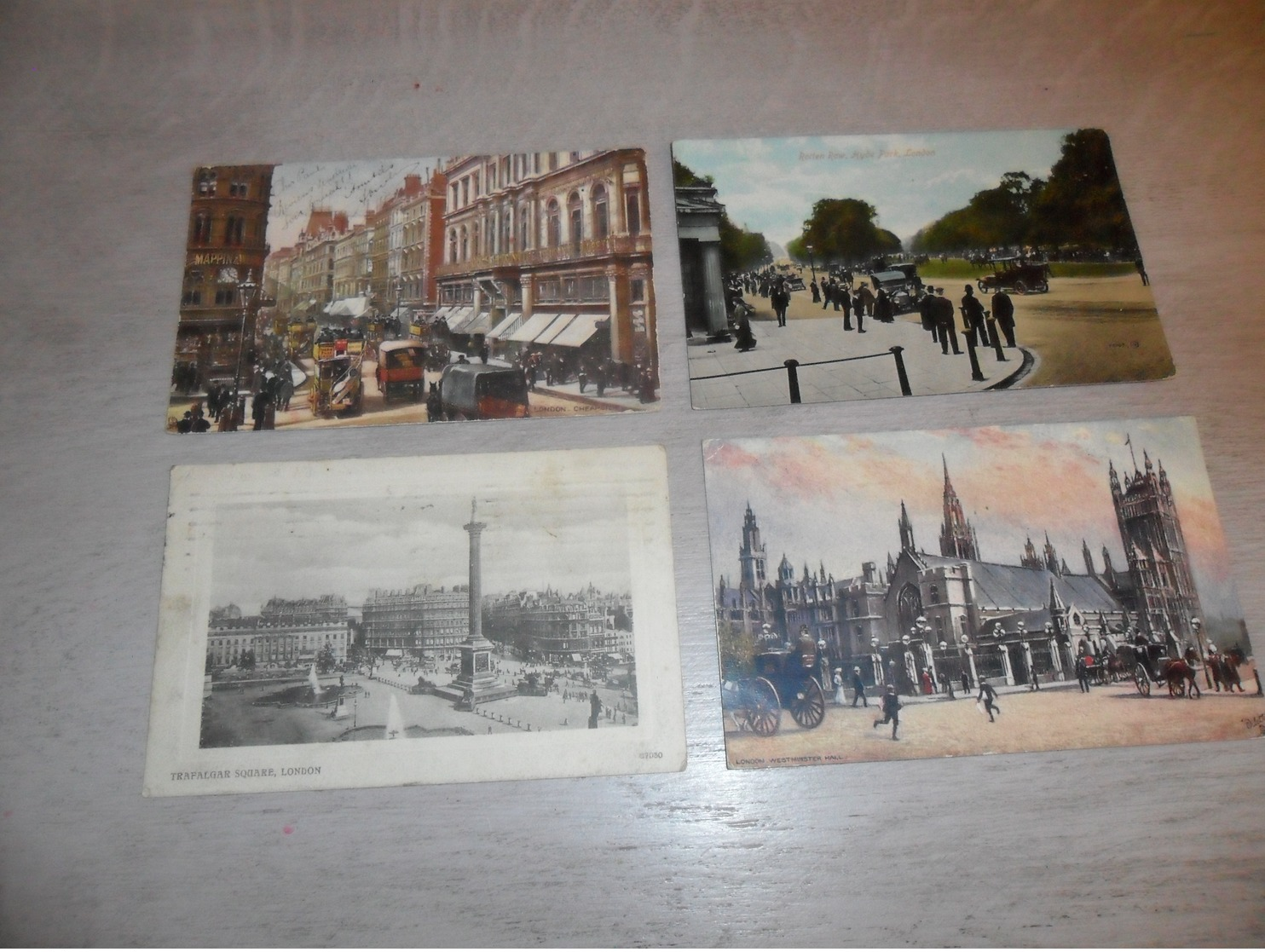 Lot de 60 cartes postales d' Angleterre  England  London     Lot van 60 postkaarten van Engeland Londen - 60 scans