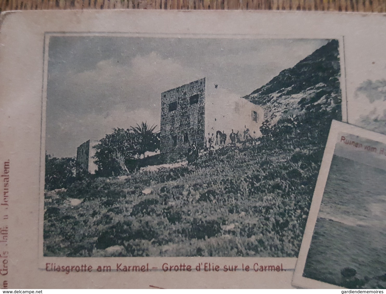 Salutations De La Paléstine - Keller In Athlith / Atlit, Cave - Ruines Du Port De Tantura - Grotte D'Elie Sur Le Carmel - Palestine