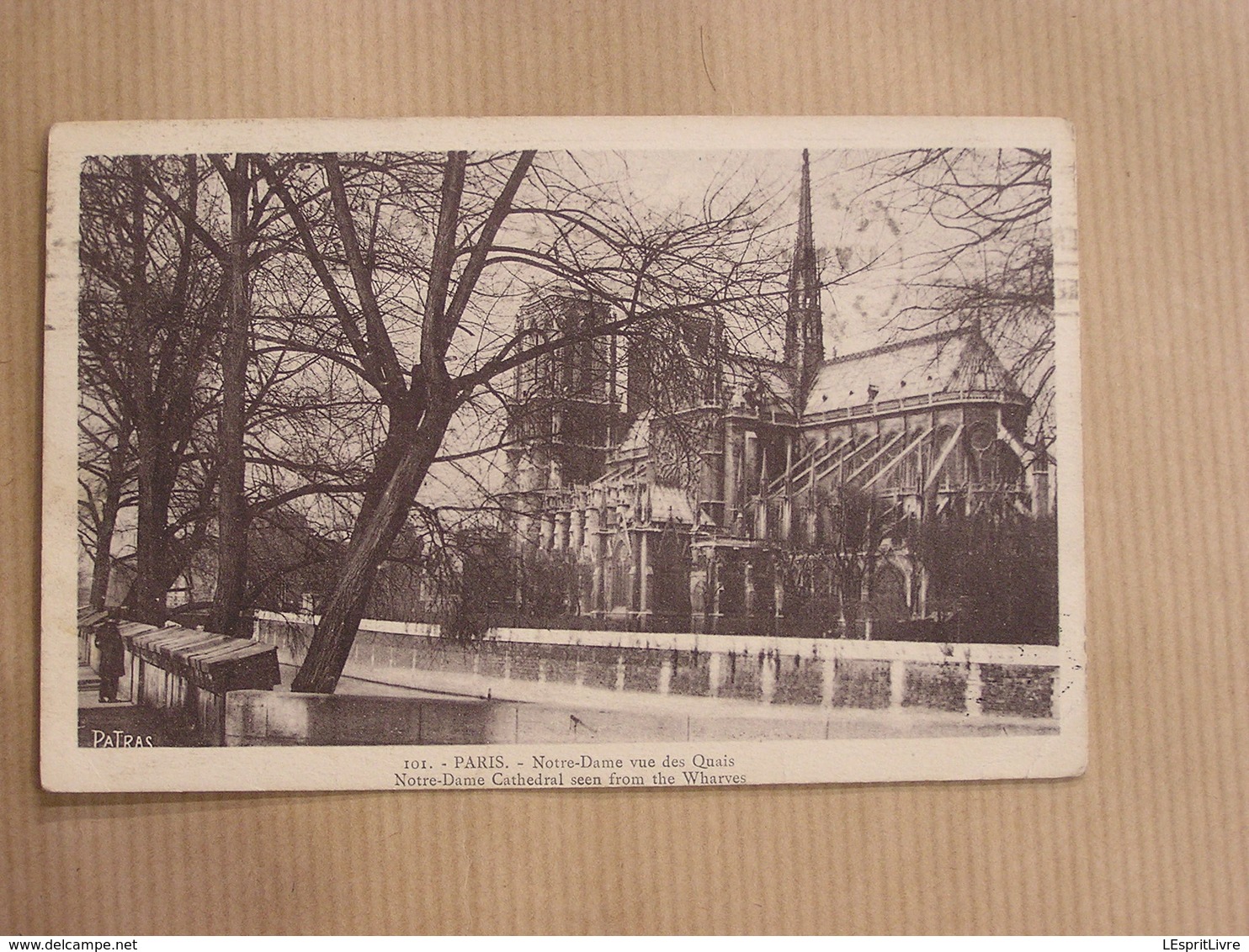 PARIS Cathédrale Notre-Dame De Paris Vue Des Quais CPA Carte Postale France - Notre Dame De Paris