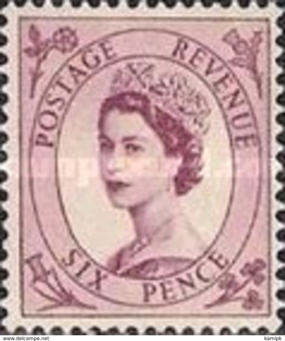 USED STAMPS Great-Britain - Queen Elizabeth II  -  1958